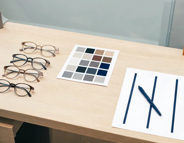 Wholesale designer glasses frames application worksheet with size columns